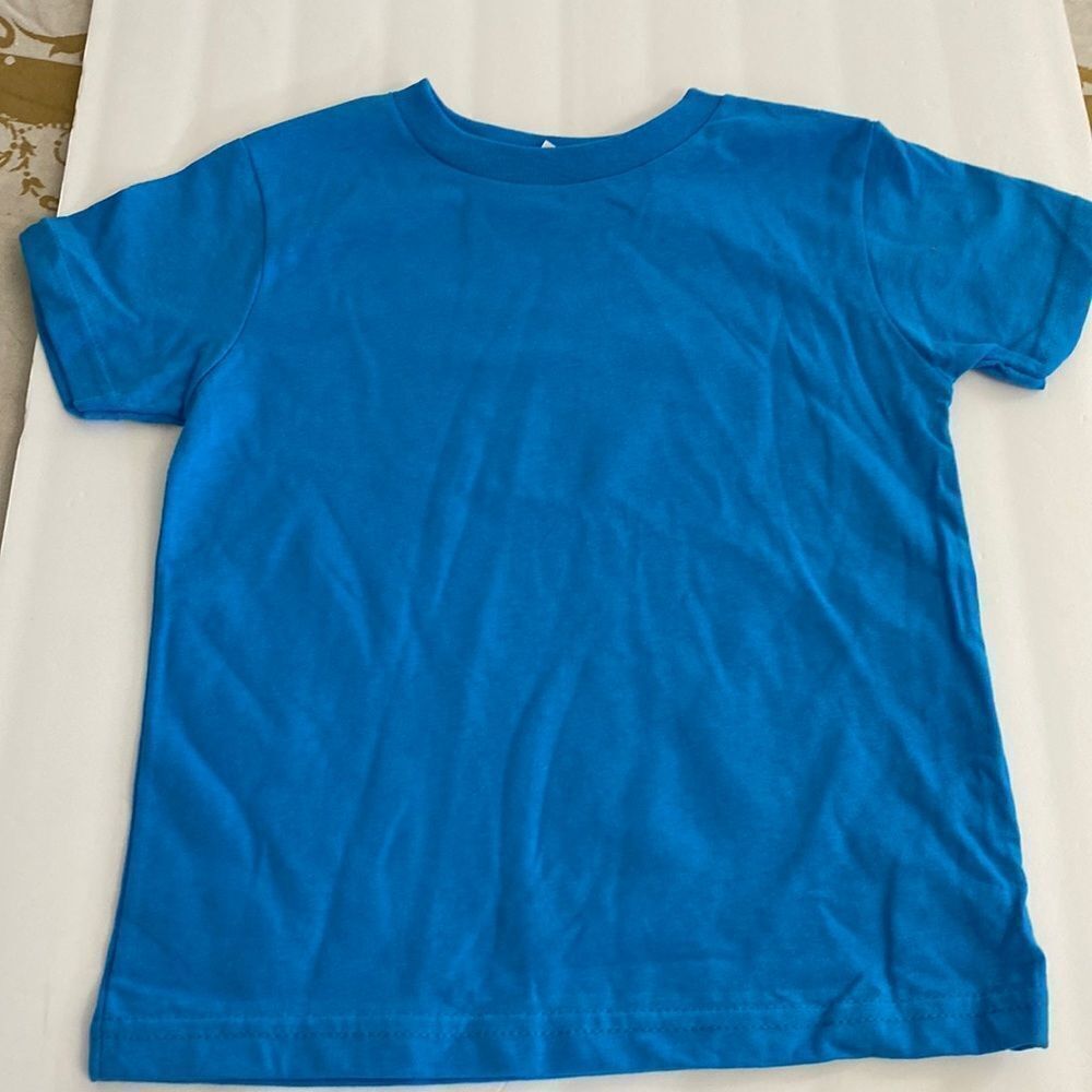 Rabbit skins turquoise 100% cotton tee shirt 2 pack brand new